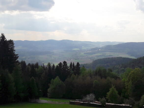 Blick Richtung Wetzelsberg und Rißmannsdorf
