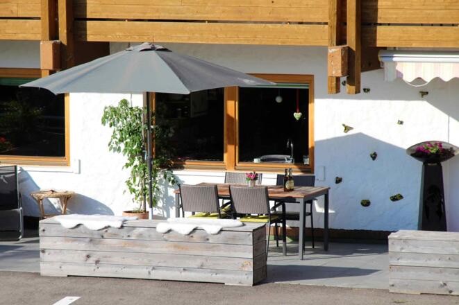 Tolle Terrasse für nette Menschen