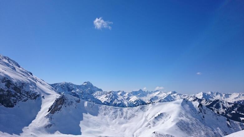 Blick von der Kanzelwand aus