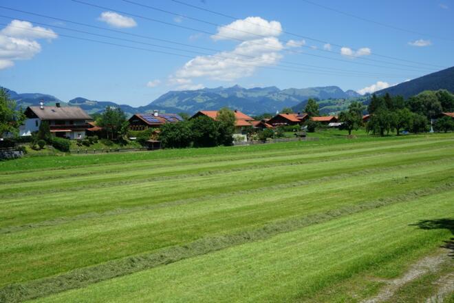 Blick auf Kiefersfelden vom Innradweg West