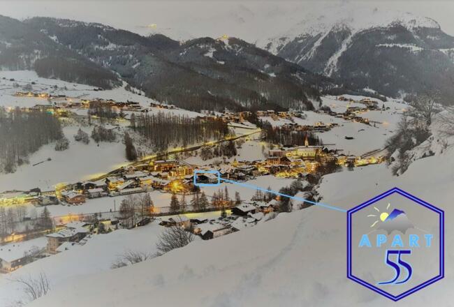 Silversterabend Winterlandschaft