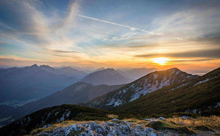 Aussicht vom Zwiesel-Gipfel