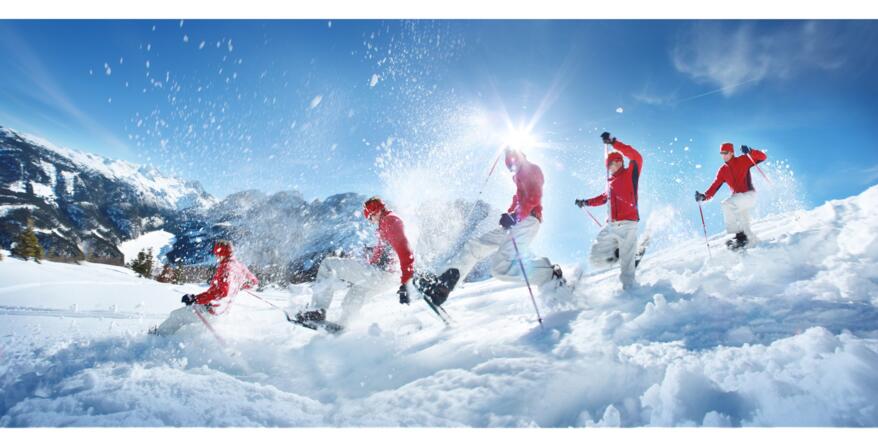 Schneeschuhwander Aktion Gosau