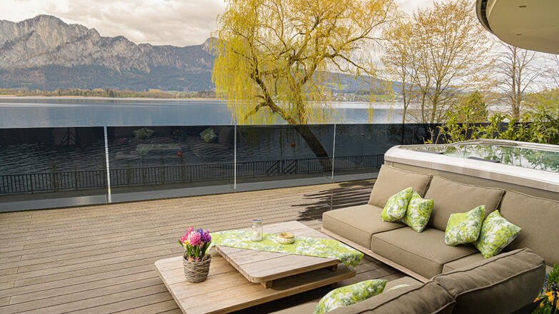 Ausblick von der Terrasse