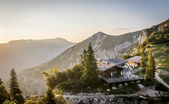 Blick vom Predigtstuhl über die Schlegelmulde zum Hochschlegel
