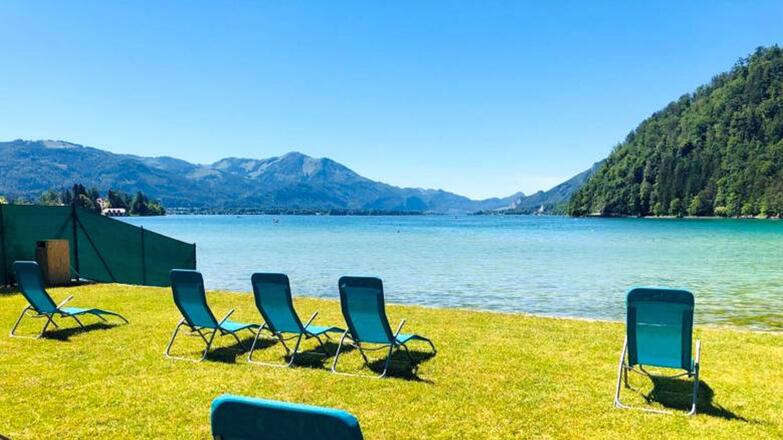 Wolfgangsee Lupe Schlosskurhotel Strobl