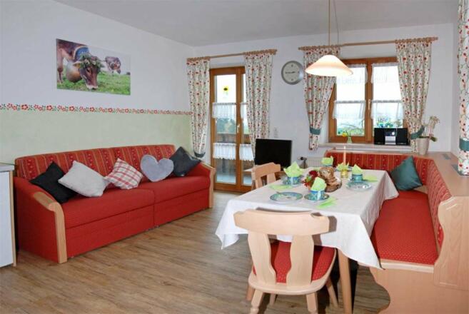 Wohnküche Ferienwohnung Fuchsbau