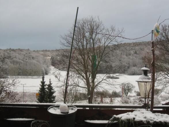 Blick aus Restaurant