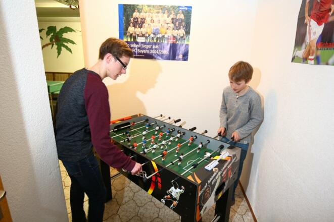 beim Kickern
