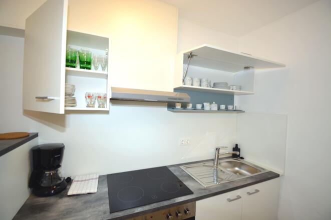 Küche im Apartement