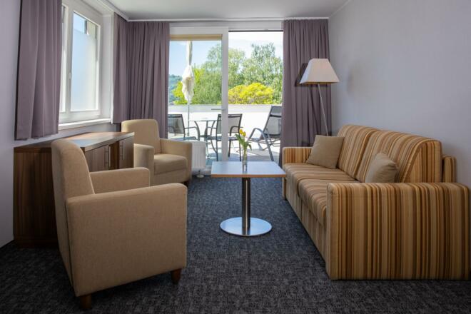 Juniorsuite Schloss Ort im Seehotel im Weyer