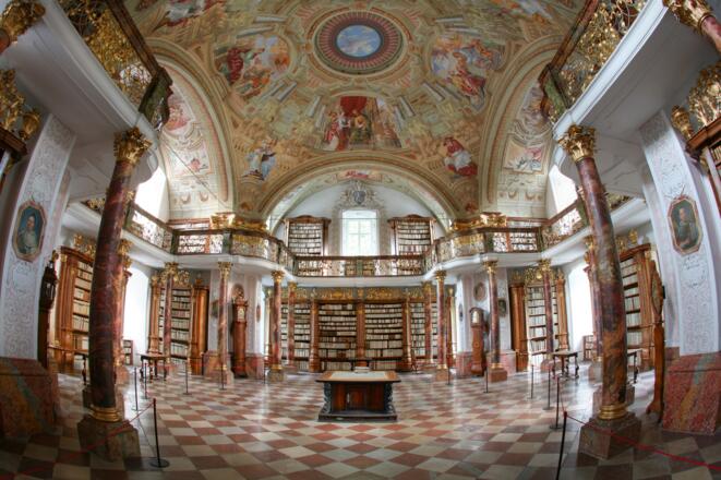 Bibliothek im Stift Schlierbach