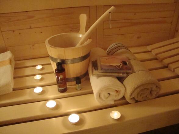 Saunieren in kleiner privater Runde