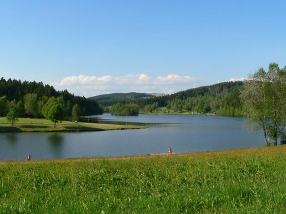 Rannabadesee im Sommer