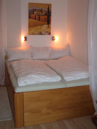 Sitzplatz in der Ferienwohnung Donaublick