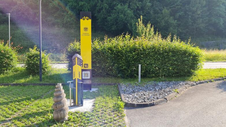 ÖAMTC Fahrradstützpunkt beim Nationalpark Besucherzentrum Ennstal