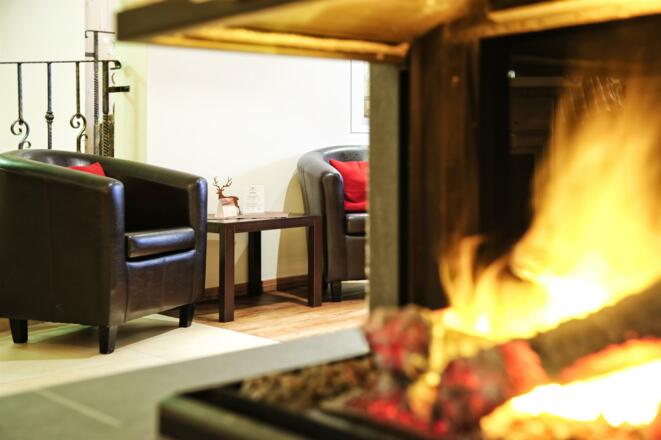 Kamin-Lounge