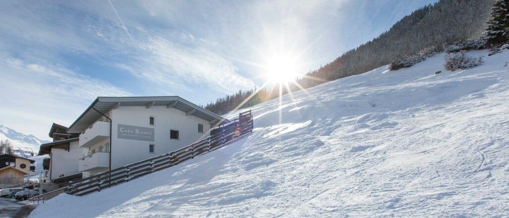 Casa Bianco an der Talabfahrt