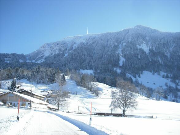 Der Grünten im weißen Kleid