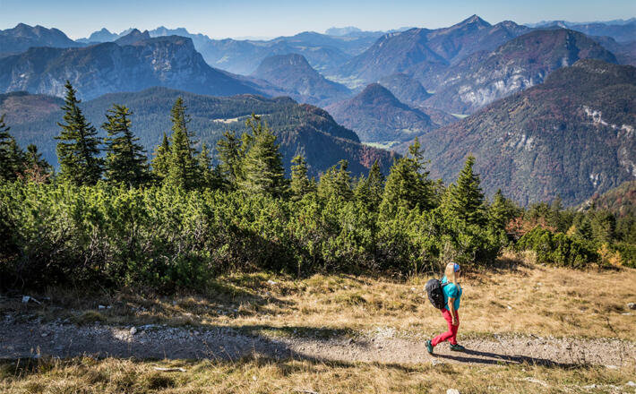 Ausblick auf die umliegende Bergwelt