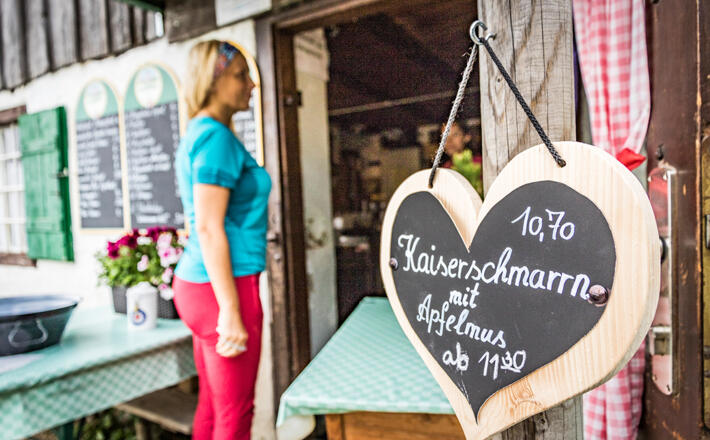 Ausgabe an der Zwieselalm