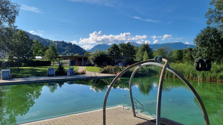 Morgenstimmung Vitalpark Burgberg Moorbecken