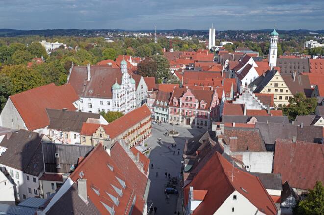 Marktplatz vom Martinsturm