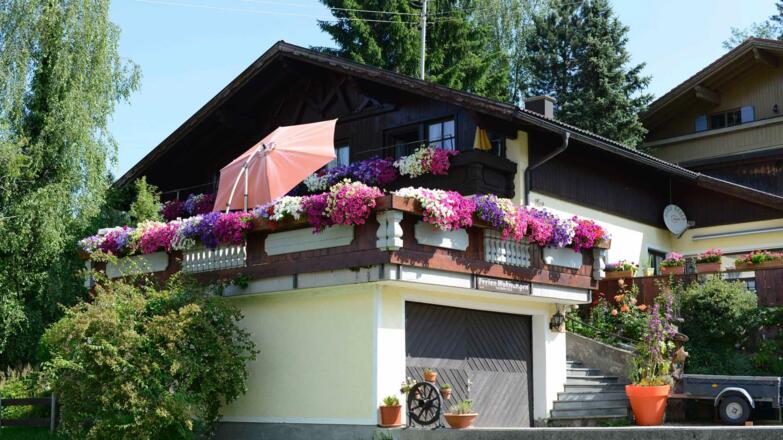 Aussenansicht im Sommer