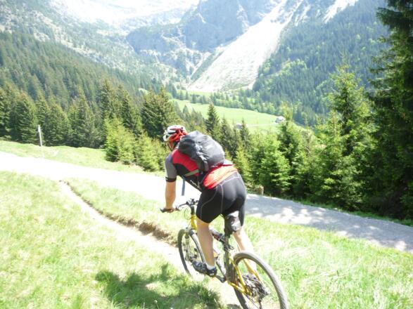 Mountainbike-Tour im südlichen Allgäu
