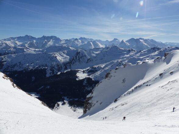 Blick zurück zum Ausstieg aus der Kachelstube.
