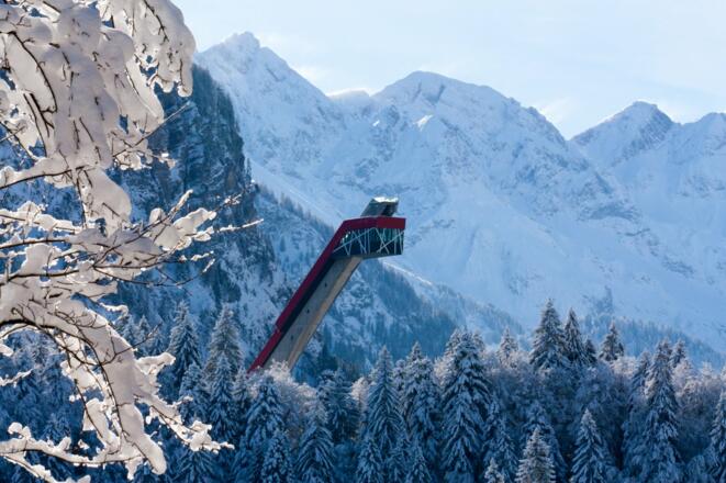 Skiflugschanze Winter