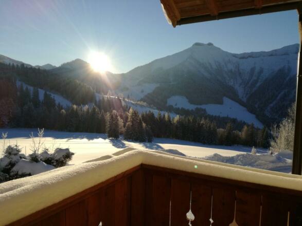 Sonnenaufgang Balkon