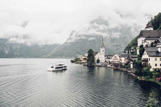 Hallstatt ist eines der Highlights am Weg des Dachsteinrundwanderweges