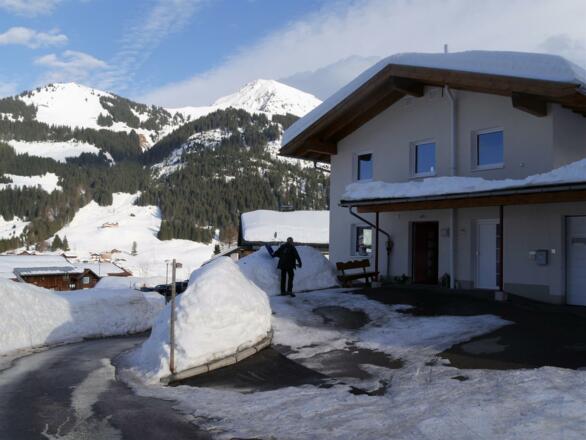 Haus im Winter