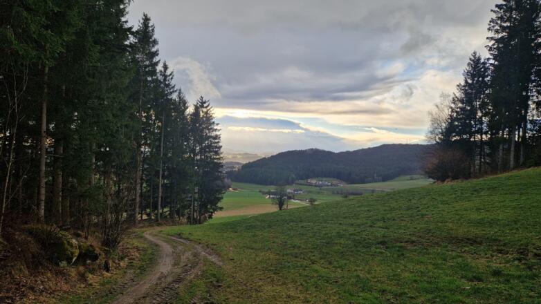 Blick in Richtung Lasberg