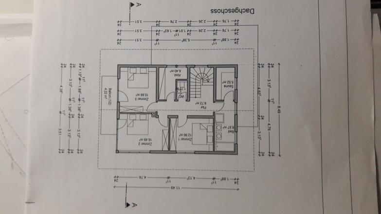 Grundriss 3 Dachgeschoss
