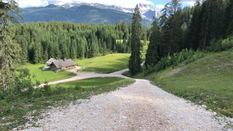Abfahrt vom Hornspitzlift