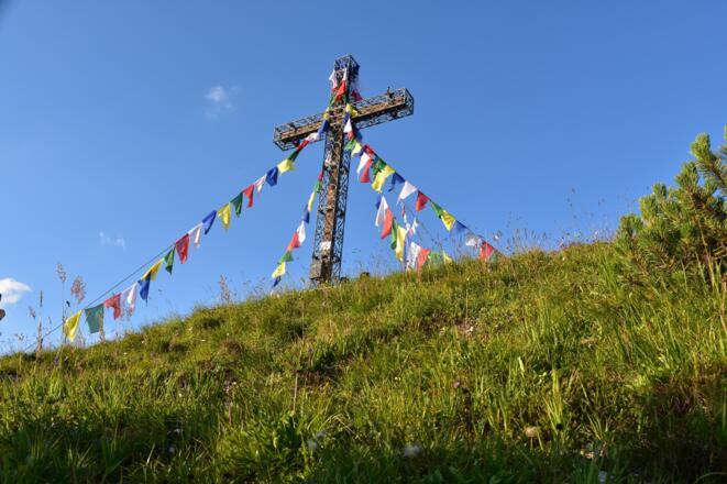 Gipfelkreuz am Hohen Fraßen