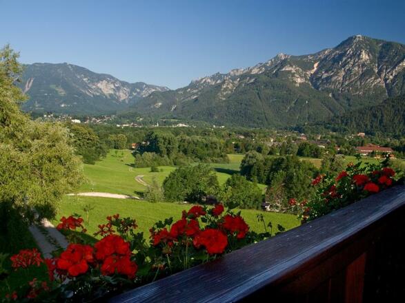 Aussicht vom Balkon
