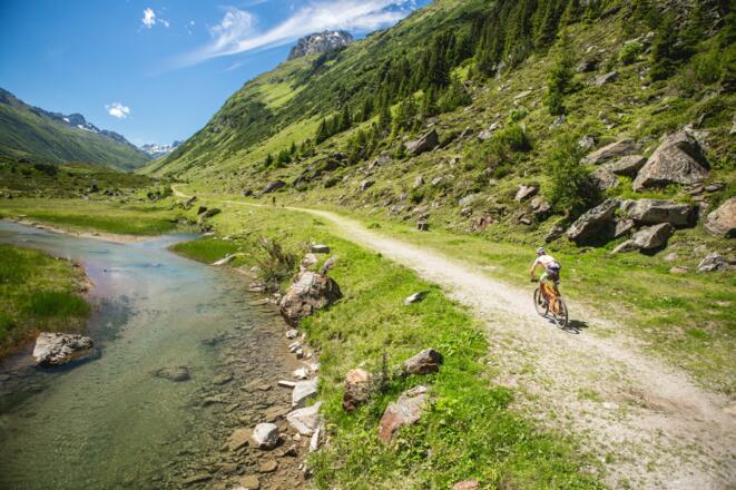 Auf dem Weg zum Silvrettasee