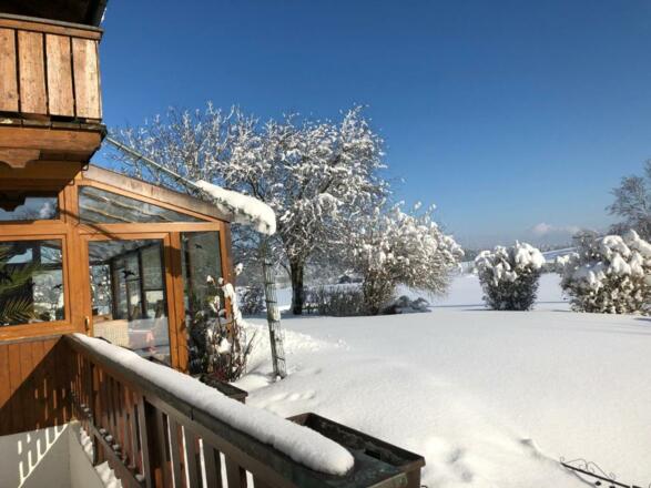Winteransicht Gästehaus Bauer