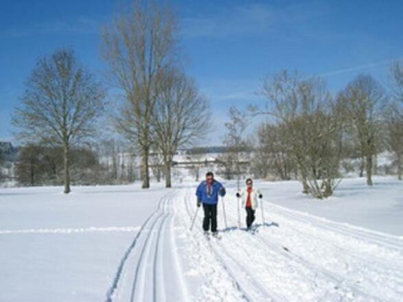 Langlauf am Stausee