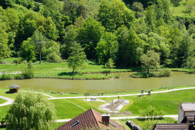 Blick auf den Kurparksee