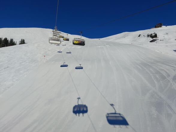 Winter an der Fellhornbahn