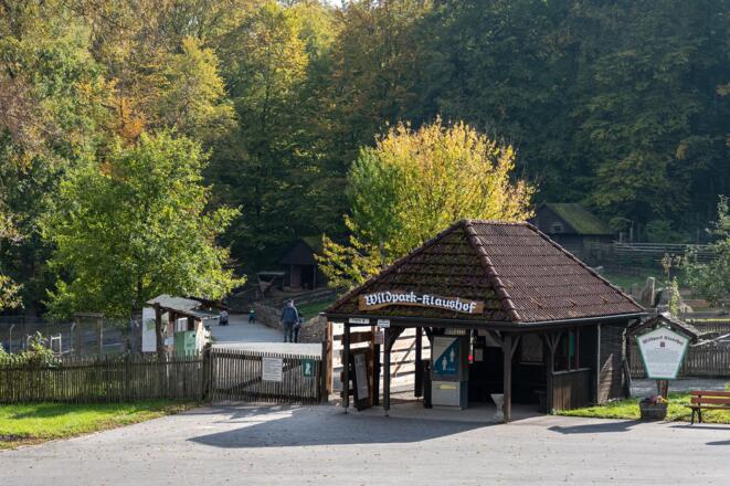 Eingang zum Wild-Park Klaushof | Bad Kissingen
