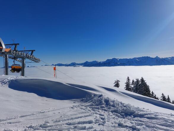 Winter am Weiherkopf Gipfel
