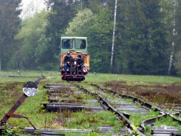 Die alte Bockerlbahn dient auch heute noch für Ausflugs- und Instandhaltungsfahrten.