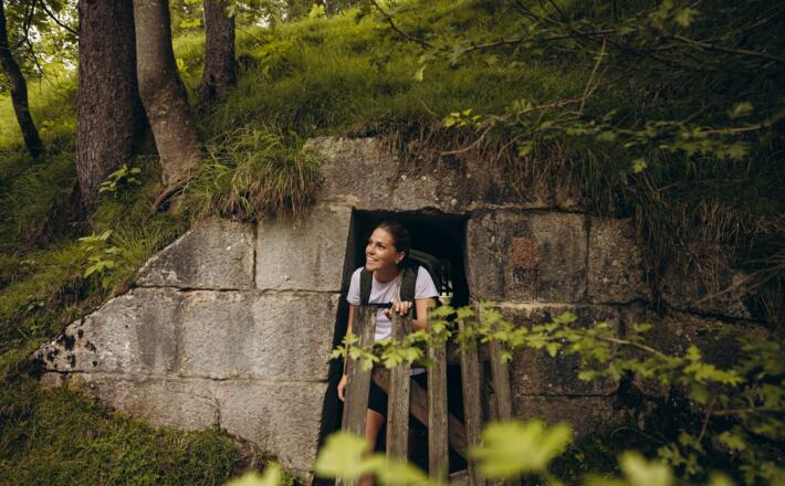 Alter Stollen entlang des Soleleitungsweg