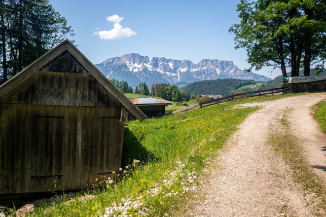 Blick zum Untersberg
