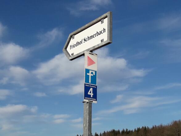 einzig der Friedhof von Schmerbach fiel dem Regime nicht zum Opfer